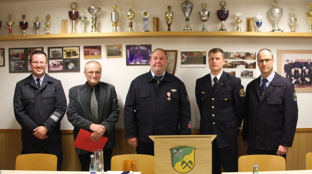 Verleihung des „Silbernen Brandschutzehrenabzeichen“