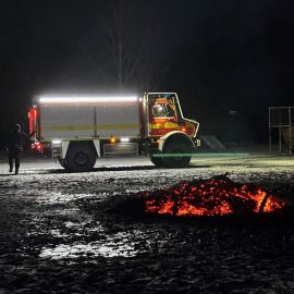 Die Feuerwehr Rodenbach führte während der Verbrennung der Christbäume im Zuge der Christbaumsammelaktion den Brandsicherheitsdienst durch. Im Anschluss an die Verbrennung wurde die verbleibende Glut abgelöscht.

Laufende Nummer: 3/2026